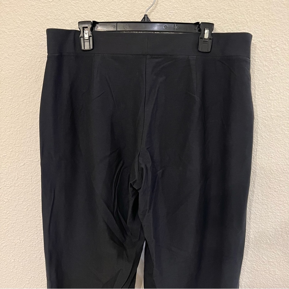 Eileen Fisher women’s large black stretch dress pants - Picture 5 of 6